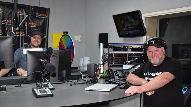 Jay Shipston and Dave Peters are celebrating 10 years on air as hosts of the Jay and Dave breakfast show on Triple M. Picture: Tara Miko