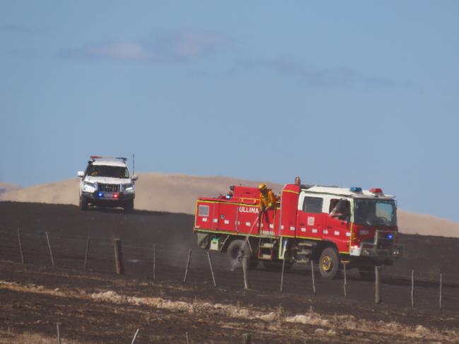 A Watch and Act message was issued by the Country Fire Authority at on Wednesday for the bushfire at Ascot, north of Ballarat.