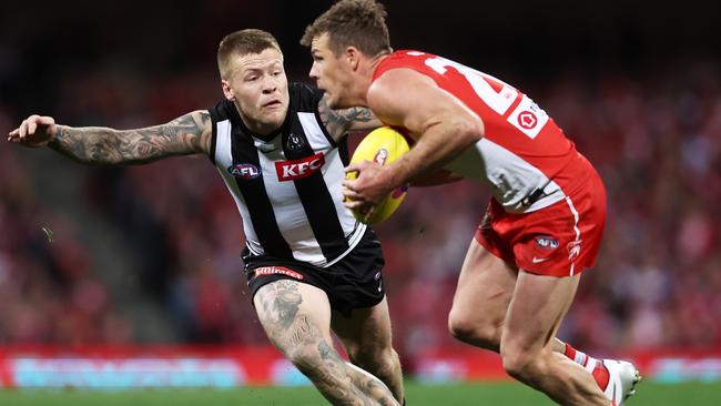 Jordan De Goey has been in St Kilda’s sights.