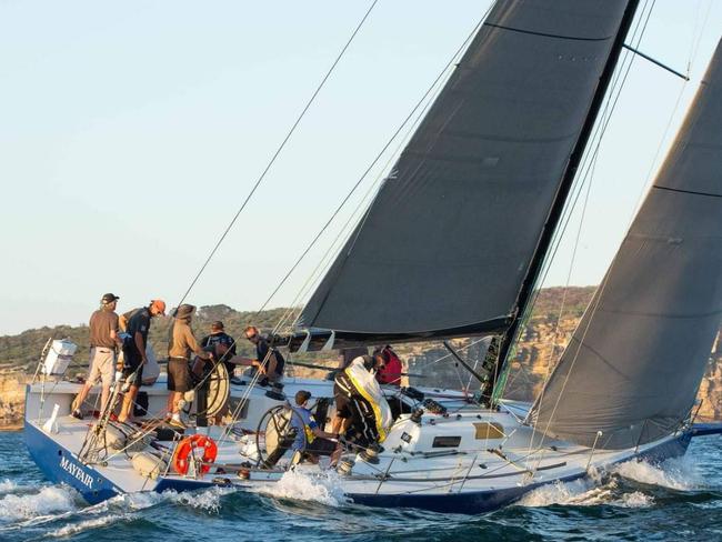 Townsville sailors Jarrod Cook and Steve Brierley were looking forward to competing in the Sydney to Hobart Yacht Race aboard the Roger's 46 14m Mayfair.