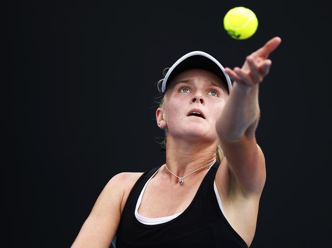 Taylah Preston has always had her eyes on a tennis career. Picture: Daniel Pockett/Getty Images