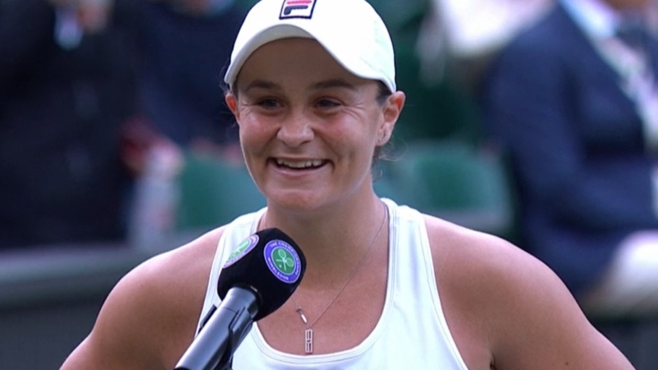 Wimbledon 2021 results  Ash Barty beats Katerina Siniakova in