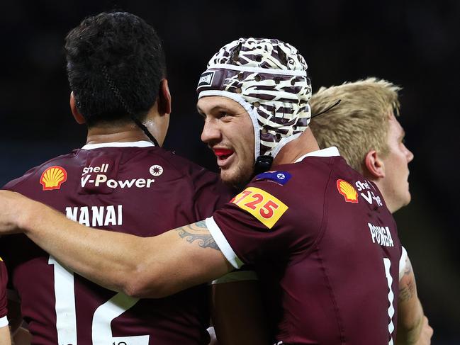 Kalyn Ponga In action during game 3, the decider, of the State of Origin series between Queensland and New South Wales at Suncorp Stadium. Pics Adam Head