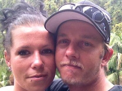 Jacinta Foulds with husband Daniel.