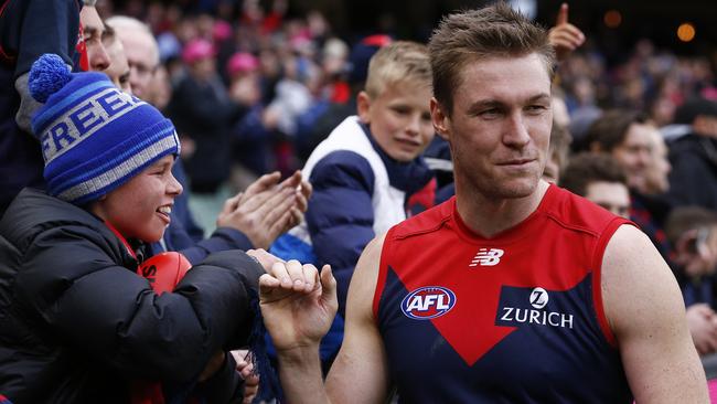 Tom McDonald is working hard to find his form. Picture: AAP Images 