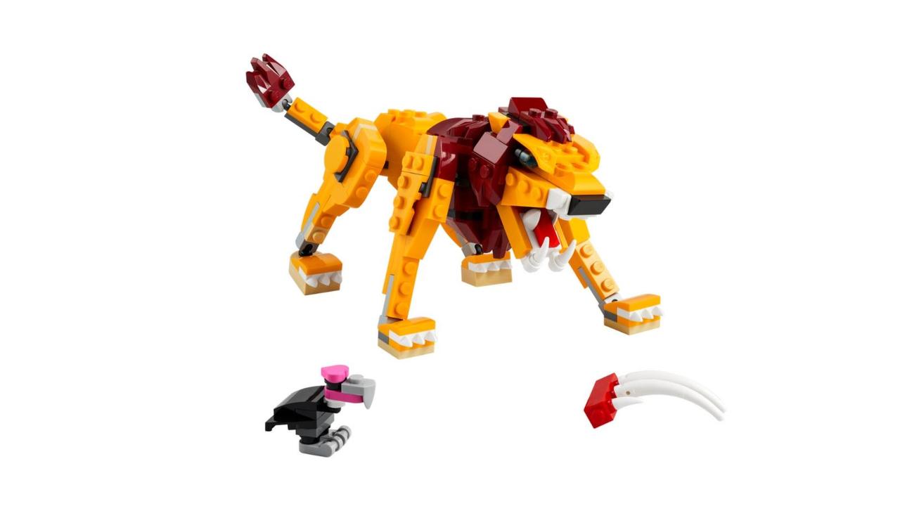LEGO Creator 3-in-1 Wild Lion 31112. Image: LEGO.