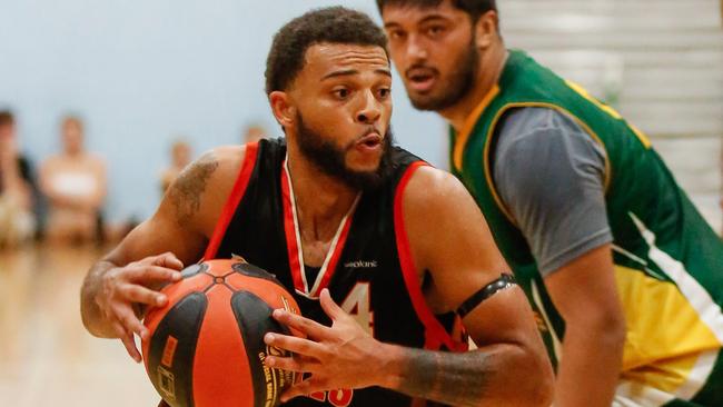 Anthony Golden playing for the Eagles. Pic Glenn Campbell