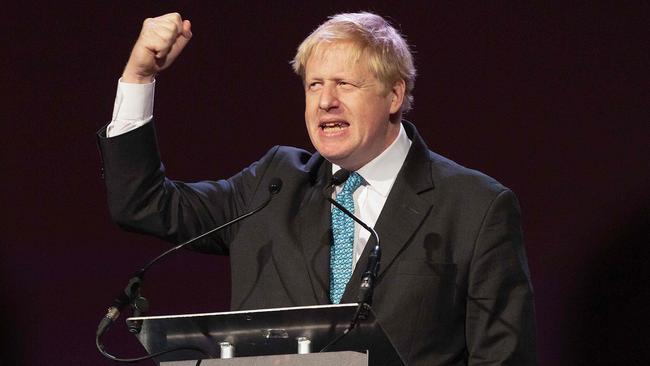 Boris Johnson is as much a threat to the EU as Vladimir Putin and Marine le Pen, Europe’s chief negotiator warns. Picture: AFP.