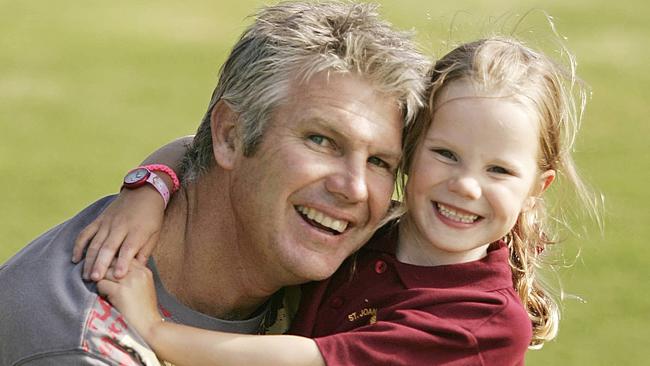 Danny with his daughter Keely in 2006.