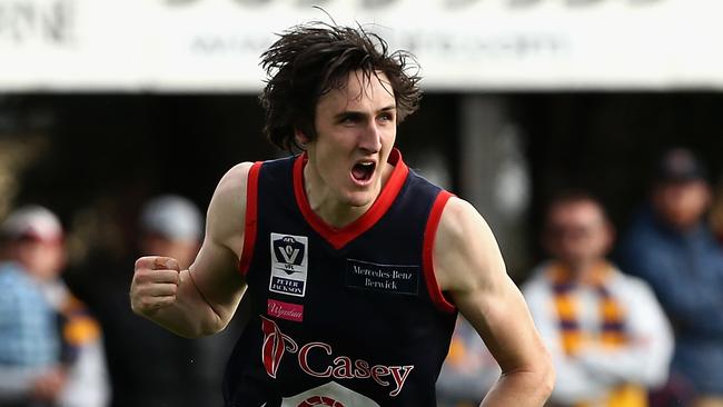 Oscar McInerney — aka ‘The Big O’ — circa 2016. Next week’s qualifying final will be a far cry from VFL ressies. Picture: Robert Prezioso