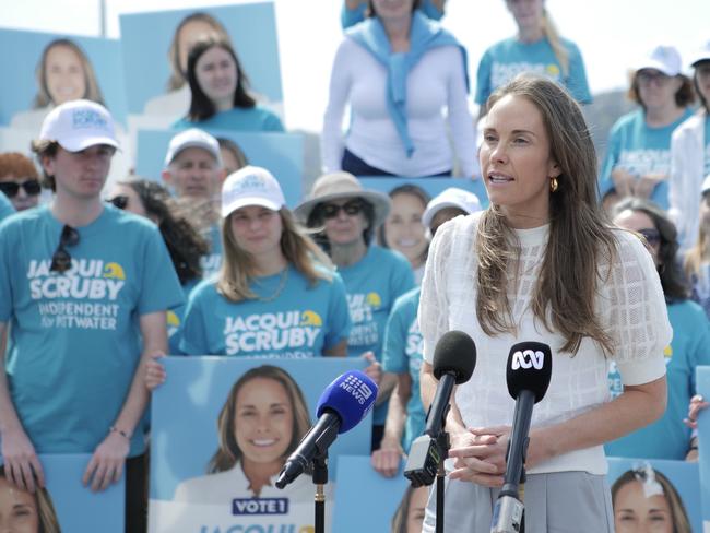 Community independent candidate Jacqui Scruby, at the launch of her campaign on September 5, 2024. Picture: Supplied