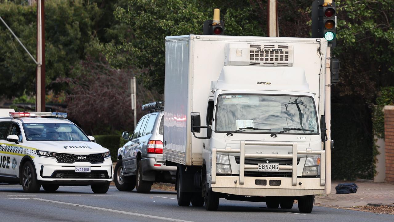 Police said the truck driver “may have gone through a red light”. Picture: NewsWire / David Mariuz