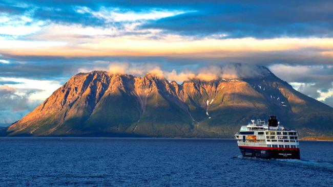 MS Trollfjord on its way to Tromso, Norway. Picture: Hurtigruten