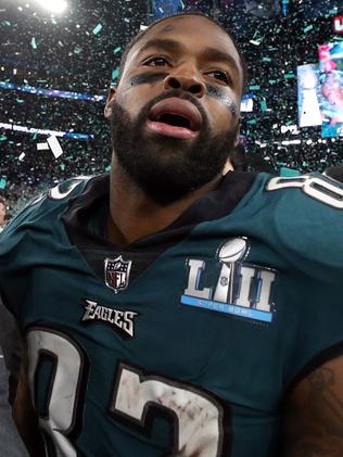 Torrey Smith also declared he would not attend the White House celebrations. Picture: Patrick Smith/Getty Images/AFP