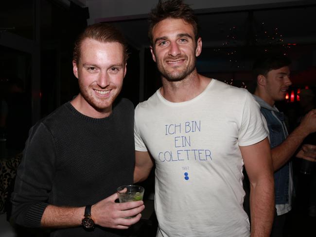 Chester and Jobe Watson at Hotel Barkly. Pcture: Anthony Licuria