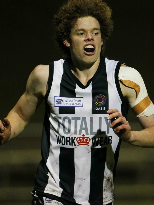 Ben Brown playing for Glenorchy in Tasmania.