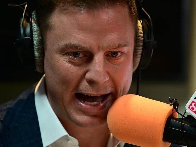 Ben Fordham on air during the breakfast program at 2GBÃ¢â¬â¢s Pyrmont Studio in Sydney, Monday, June 1, 2020. Ben Fordham takes over Alan Jones' breakfast program on 2GB. (AAP Image/Joel Carrett) NO ARCHIVING