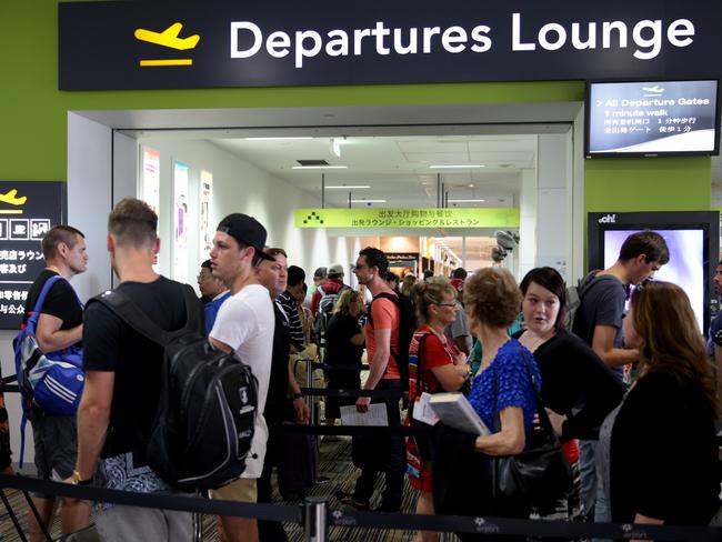 The Australian Government is streamlining the departure and arrivals process ahead of an expected annual 50 million travellers by 2020. Picture: Marc McCormack
