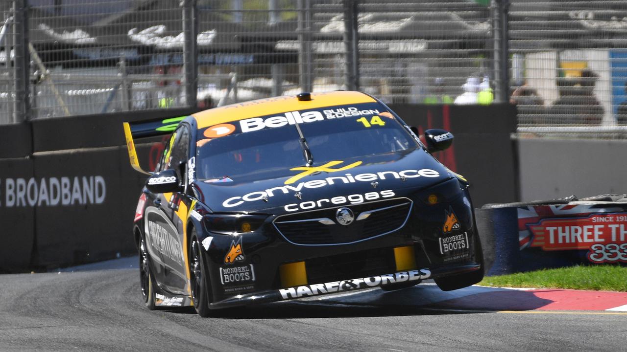 Tim Slade from Freightliner Racing had his best Adelaide 500 result of fourth. Picture: AAP/David Mariuz