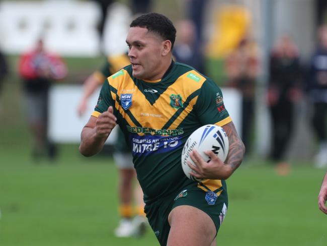 Andre Wright in action for Mittagong. Picture Warren Gannon Photography