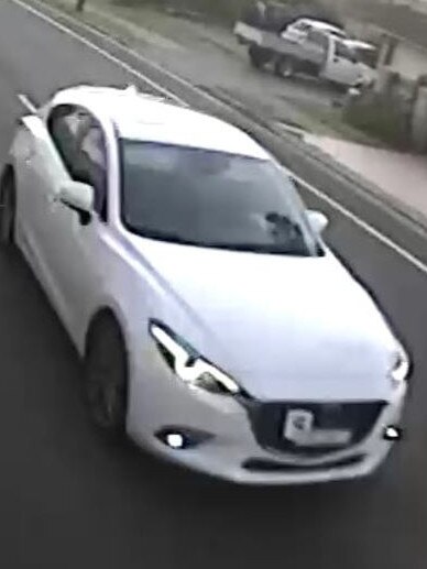 Vehicle of interest in murder of teenager Brayden Dillon who was shot dead in his bed in Glenfield on Good Friday. Image released by NSW police.