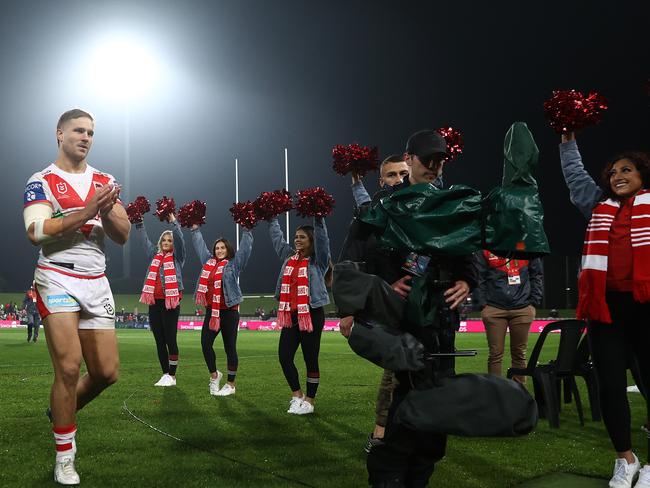 He was thankful to be back doing what he loves (Photo by Cameron Spencer/Getty Images).