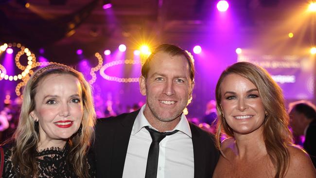 Emma Carter, Ryan Keen and Belinda Dawes at the Gold Coast Business Excellence Awards Gala 2023 at The Star Gold Coast. Picture: Portia Large