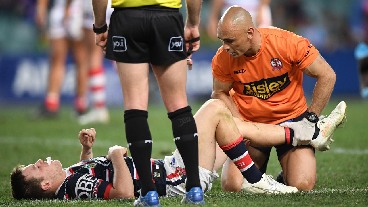 The Roosters’ head of high performance, Travis Touma, will join the Rabbitohs next season. Picture: AAP Image/Brendan Esposito