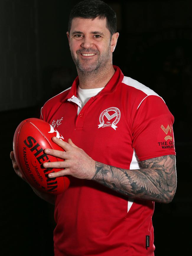 Warrandyte coach Anthony McGregor. Picture: George Salpigtidis