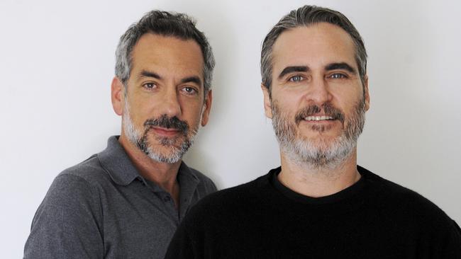 Director Todd Phillips and star Joaquin Phoenix have had to play defence in promoting Joker Picture: Richard Hartog