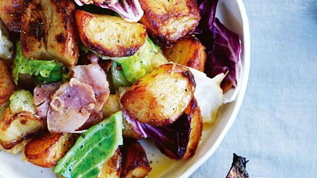 Cabbage adds some texture to this potato dish.