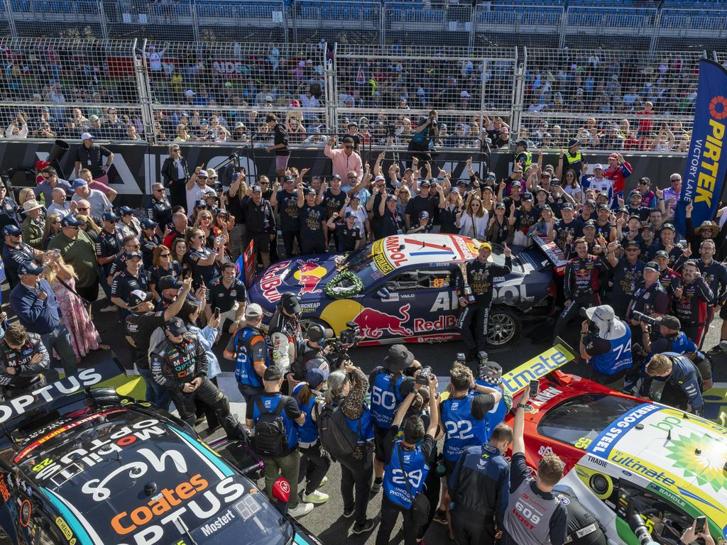 Will Brown win the 2024 VAILO Adelaide 500 and take the 2024 Supercars Championship, Event 12 of the Repco Supercars Championship, Adelaide Street Circuit, Adelaide, South Australia, Australia? 17 Nov, 2024. Picture: Mark Horsburgh / EDGE Photographics