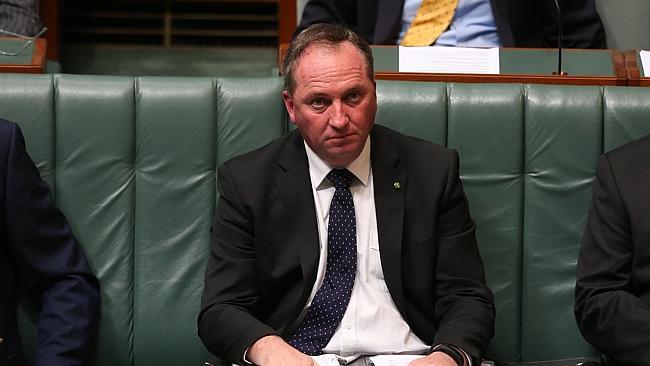 Barnaby Joyce stands by his comments over foreign government ownership of Australian land. Picture: Kym Smith