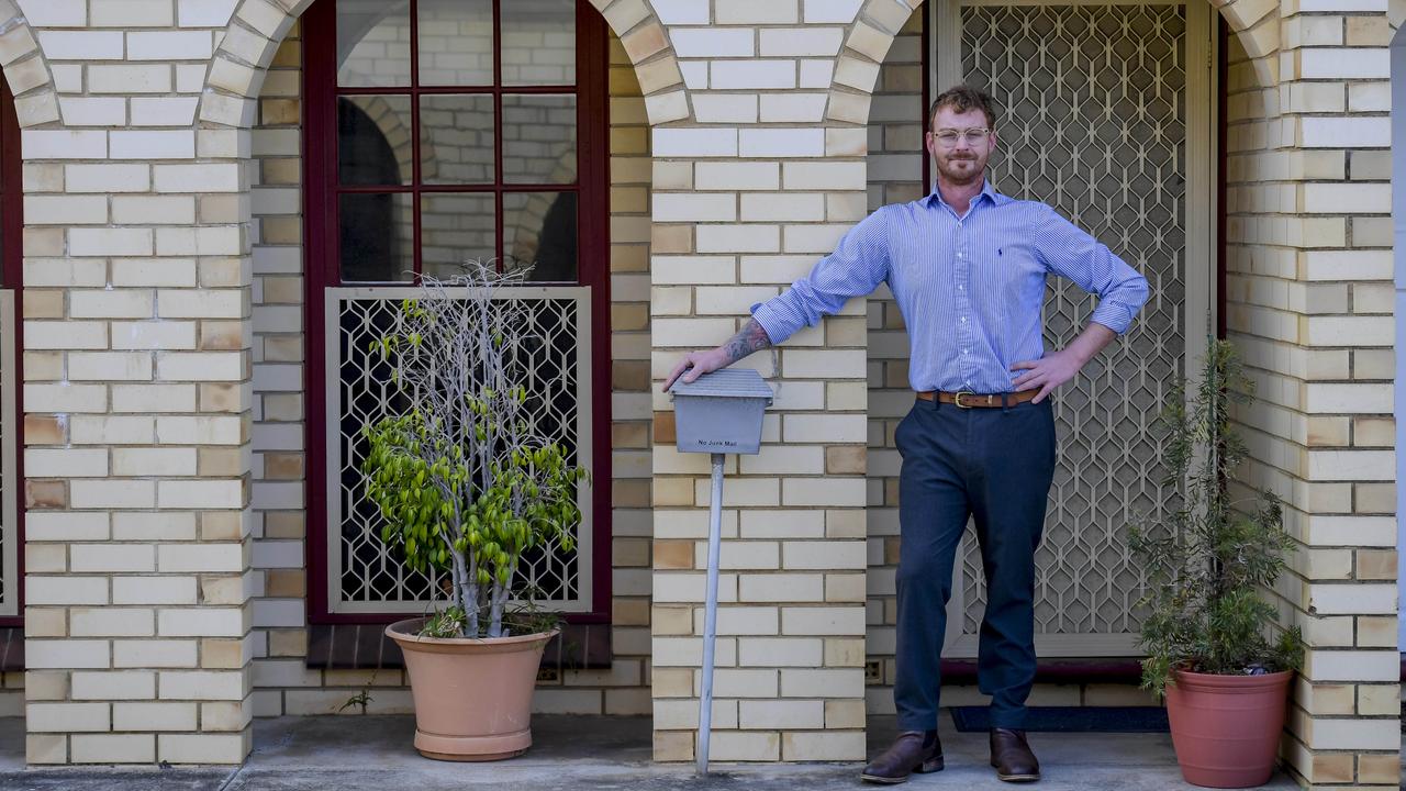 When Tom Allen was buying his first home two years ago, he had just broken up with his girlfriend and started his own business. Pic Roy Vandervergt