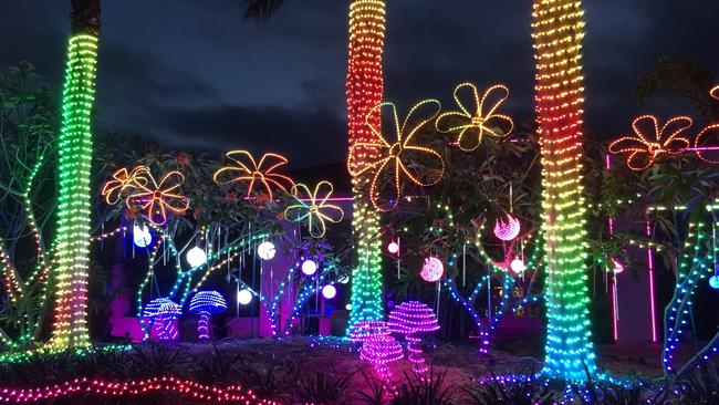 The Christmas lights display at 26 Forest-Oak Drive, Upper Coomera. Photo: Tanya Westthorp