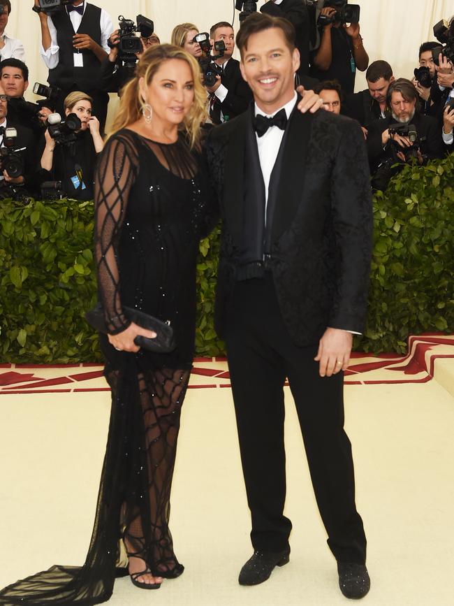 Jill Goodacre and Harry Connick Jr. attend the 2018 Met Gala in New York City. Picture: Getty