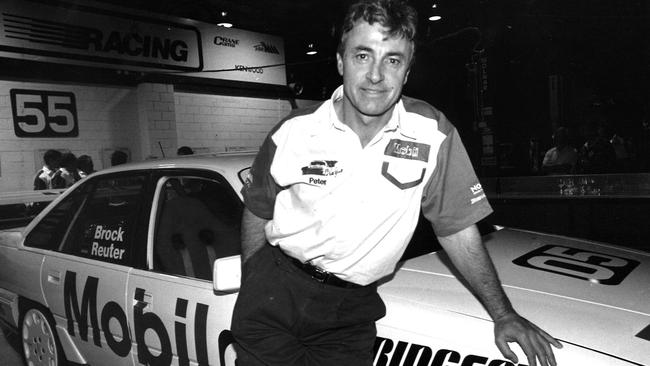 Peter Brock with his new VP Commodore in 1992.