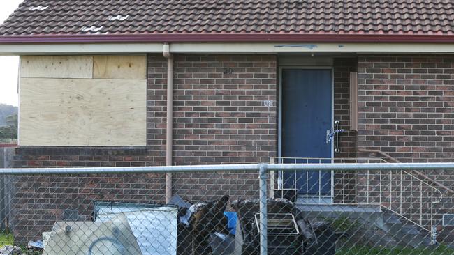 House at Saladin Circle Clarendon Vale where the body of Michelle Louise Meades was found. Picture: Nikki Davis-Jones