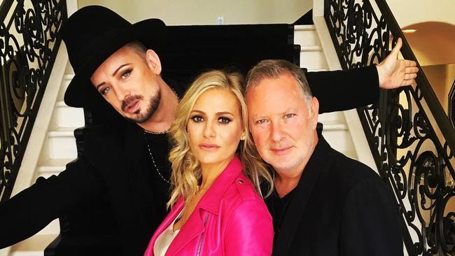 Boy George, Dorit and Paul Kemsley.