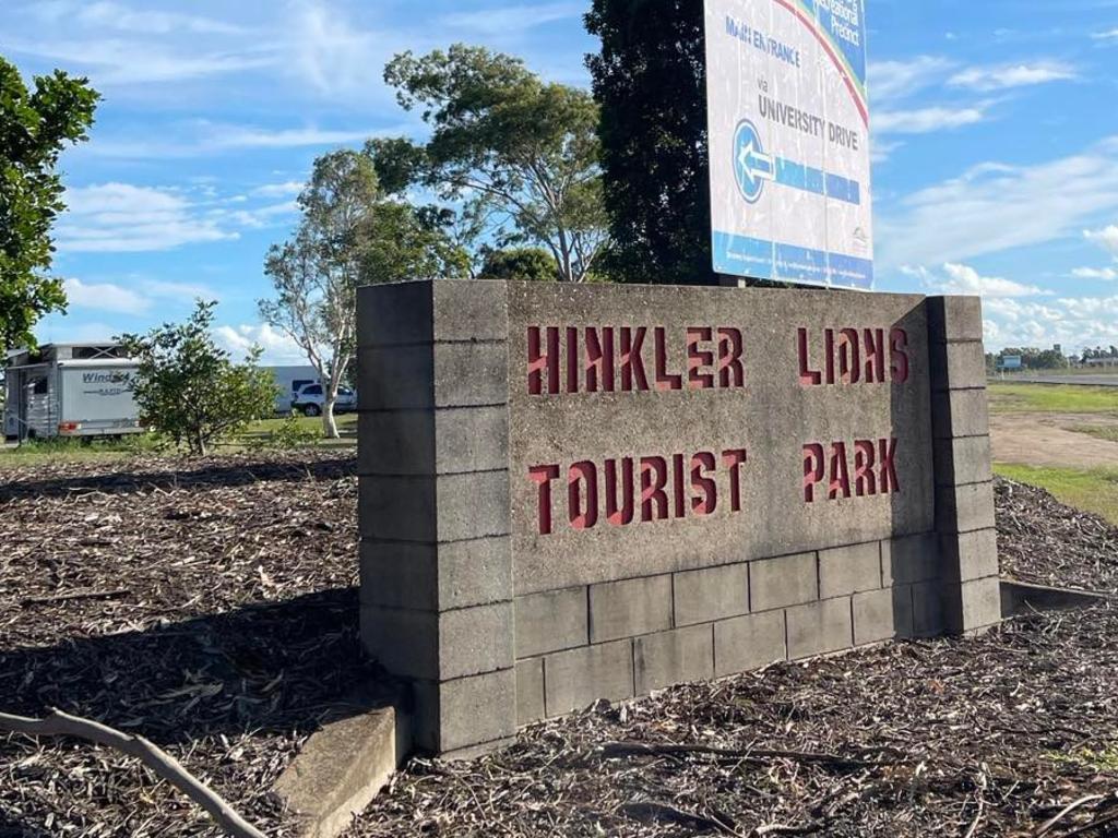 The Hinkler Lions Park has been a popular spot for those without a place to call home, thanks to the bathroom and limited camping facilities.