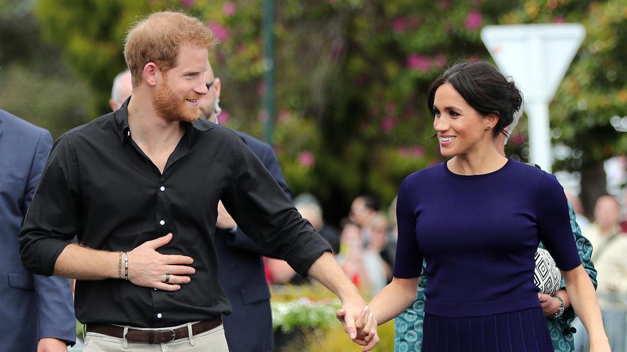 The Duke and Duchess of Sussex will soon be expanding their small family to three. Picture: Michael Bradley/AFP