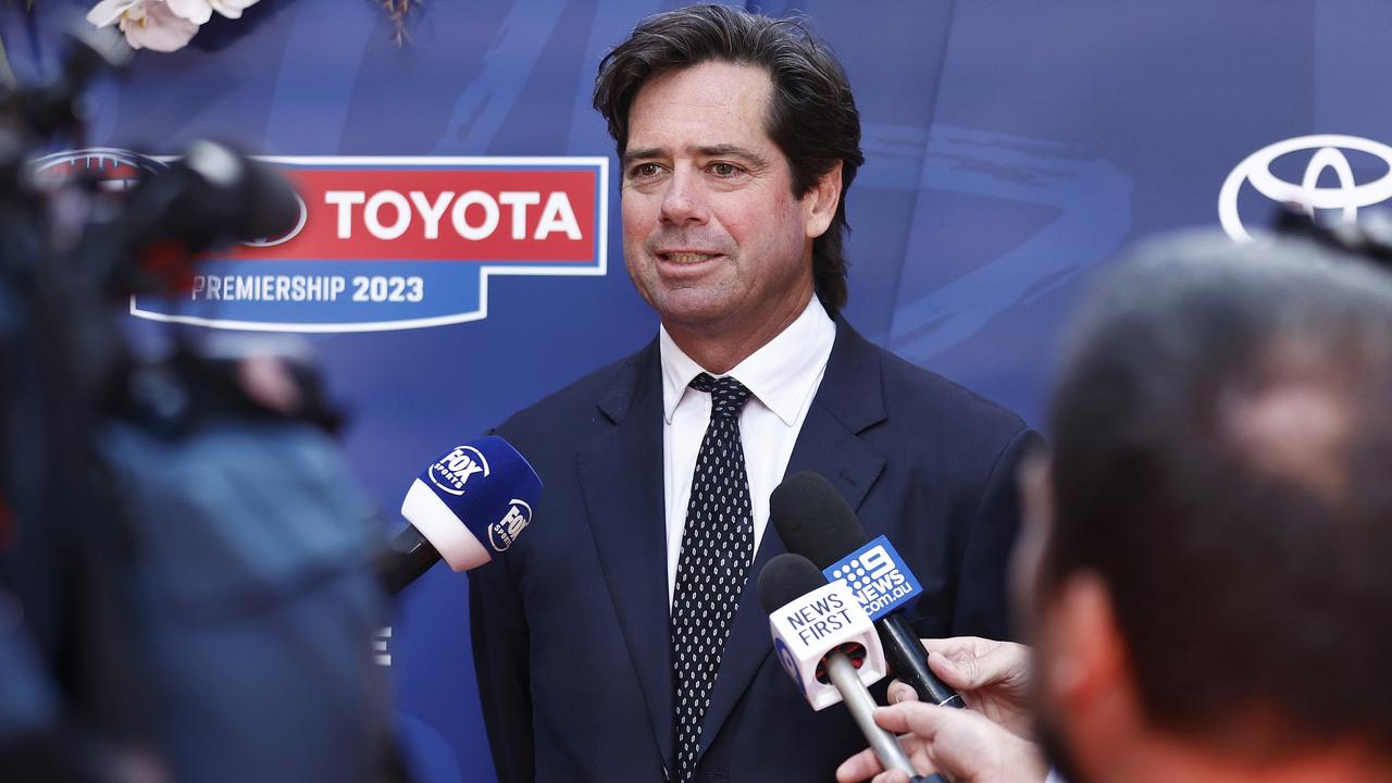 AFL boss Gillon McLachlan says enough is enough. (Photo by Daniel Pockett/AFL Photos/Getty Images)