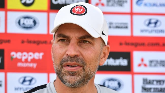 Babbel is confident the goals will come. (AAP Image/Brendan Esposito)
