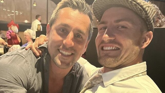 Mitchell Pearce and Keiran Foran enjoyed Melbourne Cup Day.