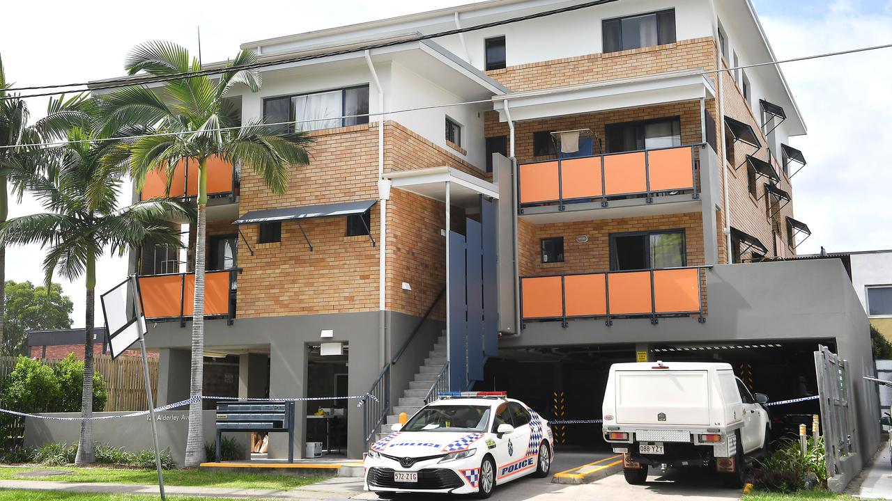 The unit complex in Alderley where Tanya Glover’s body was discovered. Picture: NCA NewsWire / John Gass