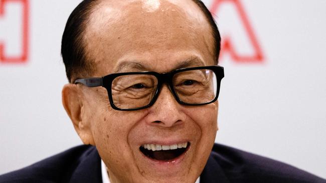 Hong Kong's richest man Li Ka-shing. Picture: AFP