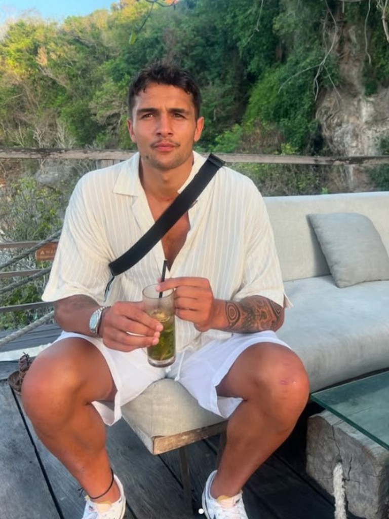 Jamarra Ugle-Hagan on holiday at the end of 2024. Picture: Instagram