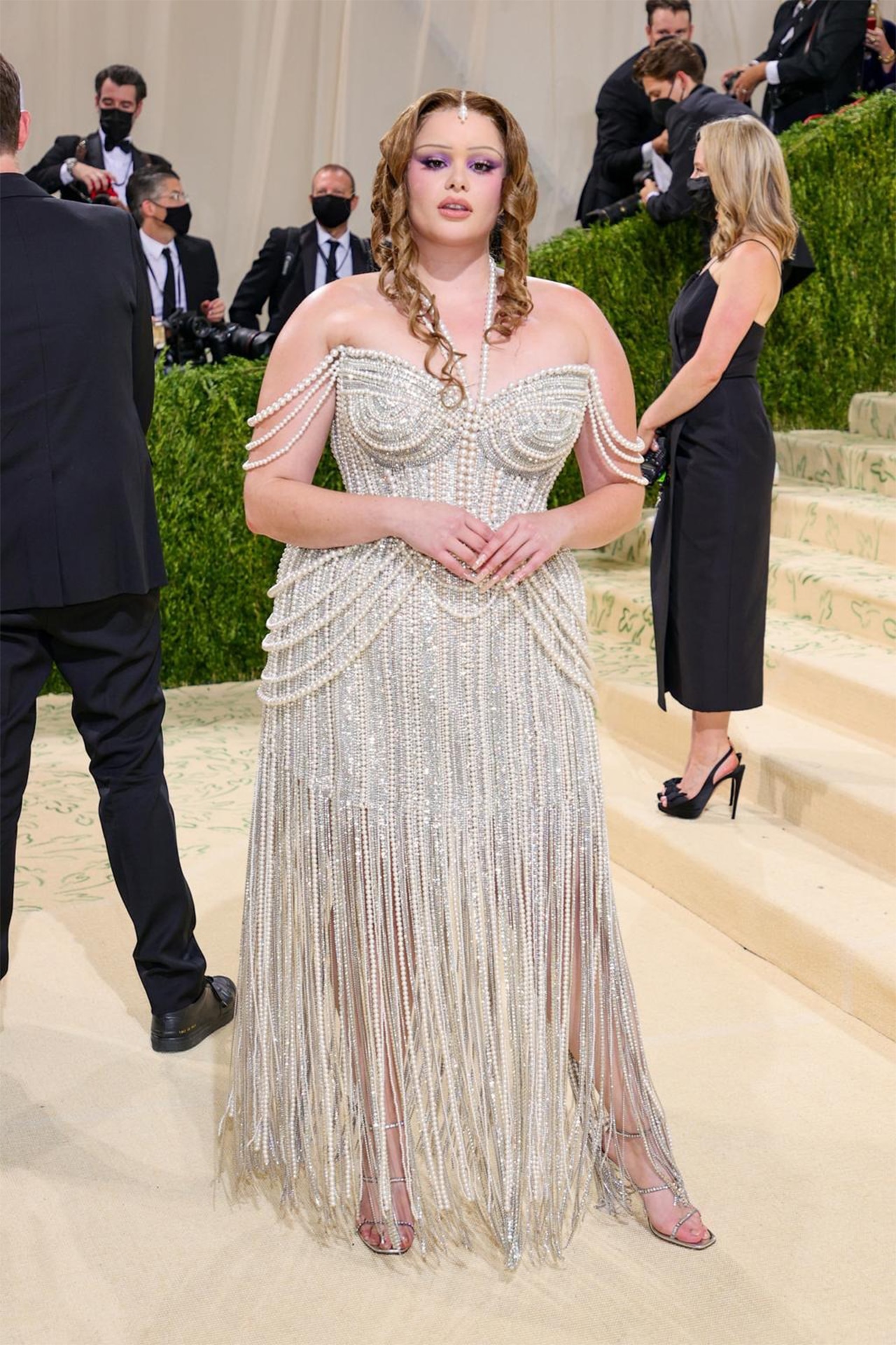 Barbie Ferreira attends the 2021 Met Gala.