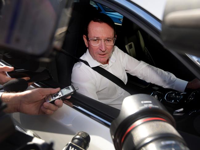 PERTH , AUSTRALIA - NewsWire Photos  JUNE 2  , 2023 Premier Mark McGowan.  arrives at Dumas House for his last day as Premier. Picture: NCA NewsWire / Sharon Smith,