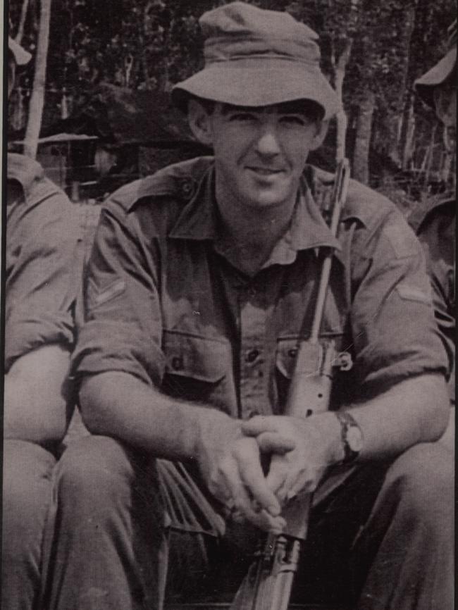 Conscript Ray Stewart fought in the Battle of Long Tan.